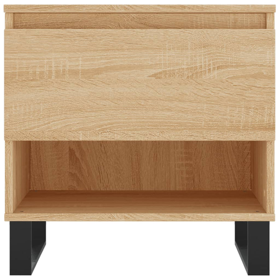 Salontafels 50X46X50 Cm Bewerkt Hout Kleurig 2 Sonoma eiken
