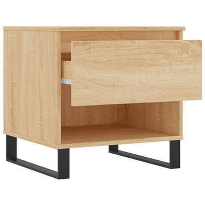 Salontafels 50X46X50 Cm Bewerkt Hout Kleurig 2 Sonoma eiken