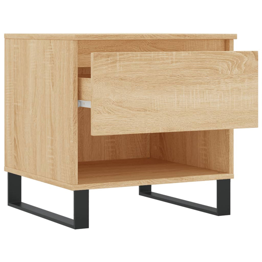 Salontafels 50X46X50 Cm Bewerkt Hout Kleurig 2 Sonoma eiken