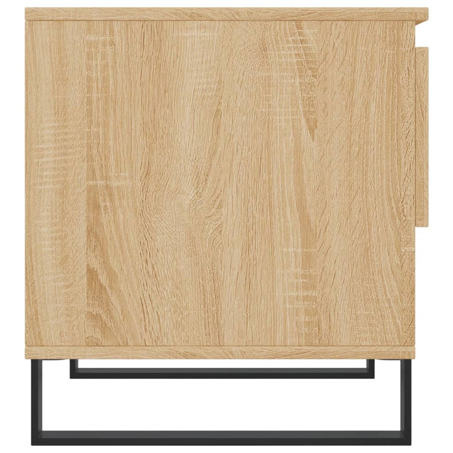 Salontafels 50X46X50 Cm Bewerkt Hout Kleurig 2 Sonoma eiken