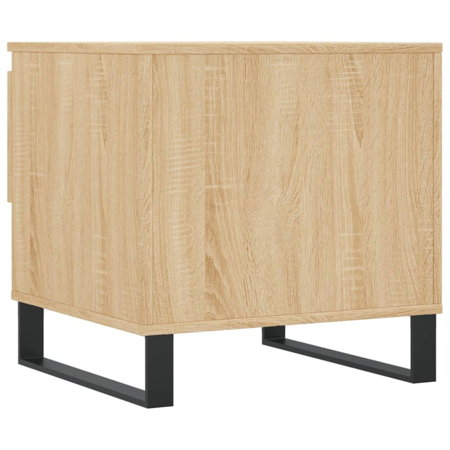 Salontafels 50X46X50 Cm Bewerkt Hout Kleurig 2 Sonoma eiken