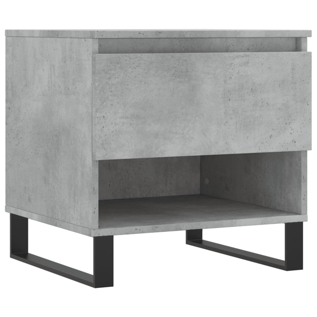 Salontafel 50X46X50 Cm Bewerkt Hout 1 Betongrijs
