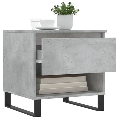 Salontafel 50X46X50 Cm Bewerkt Hout 1 Betongrijs