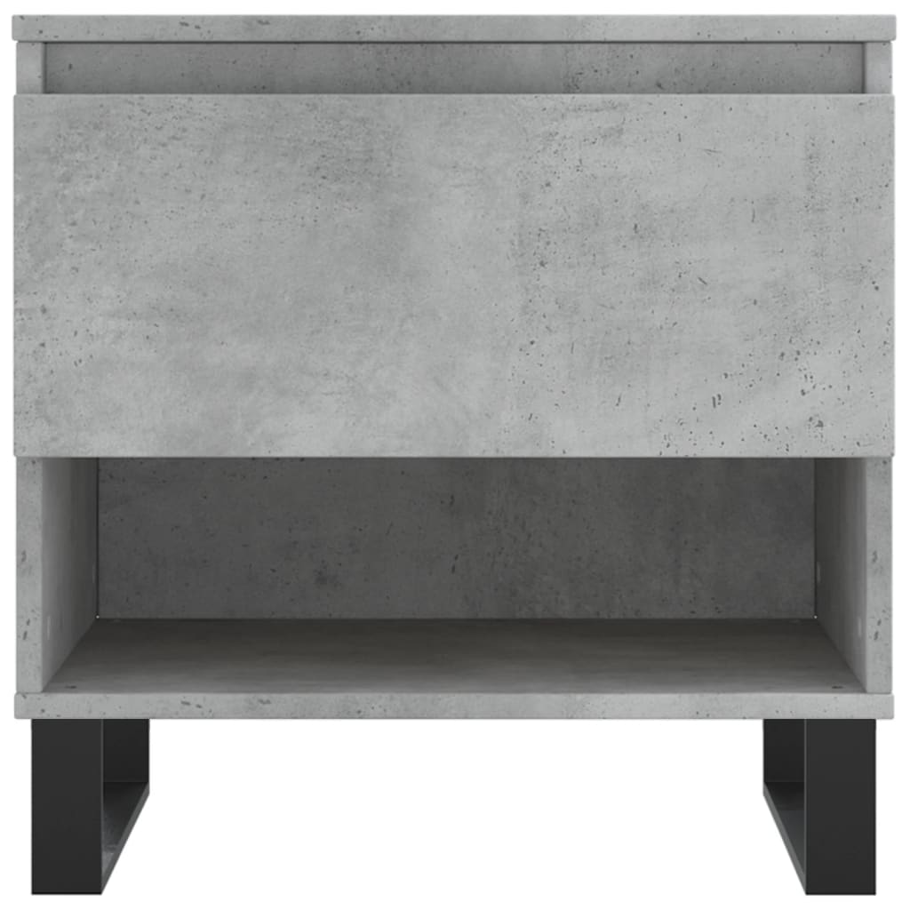 Salontafel 50X46X50 Cm Bewerkt Hout 1 Betongrijs