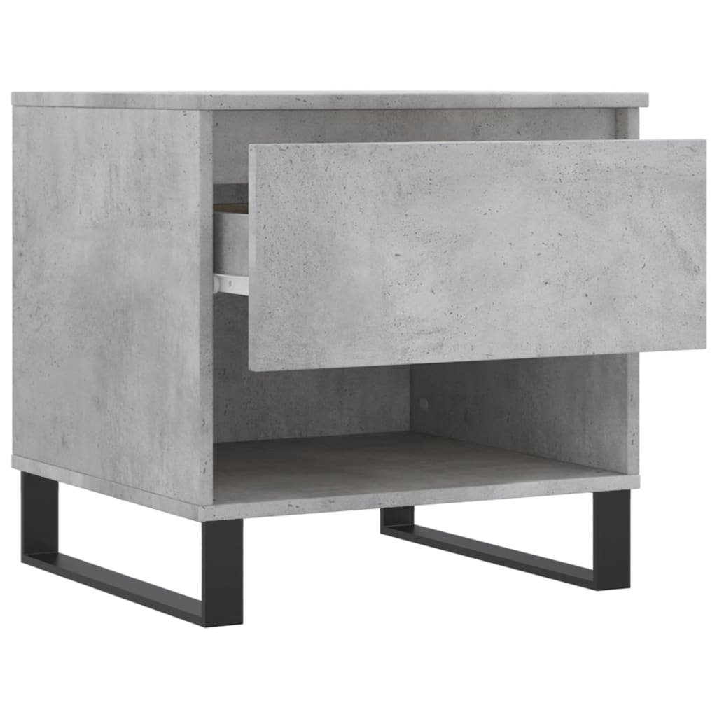 Salontafel 50X46X50 Cm Bewerkt Hout 1 Betongrijs
