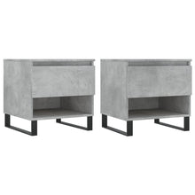 Salontafels 50X46X50 Cm Bewerkt Hout 2 Betongrijs