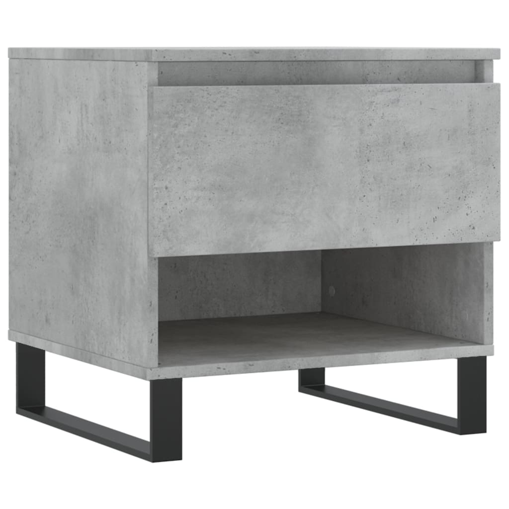 Salontafels 50X46X50 Cm Bewerkt Hout 2 Betongrijs