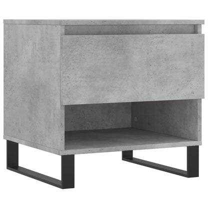 Salontafels 50X46X50 Cm Bewerkt Hout 2 Betongrijs