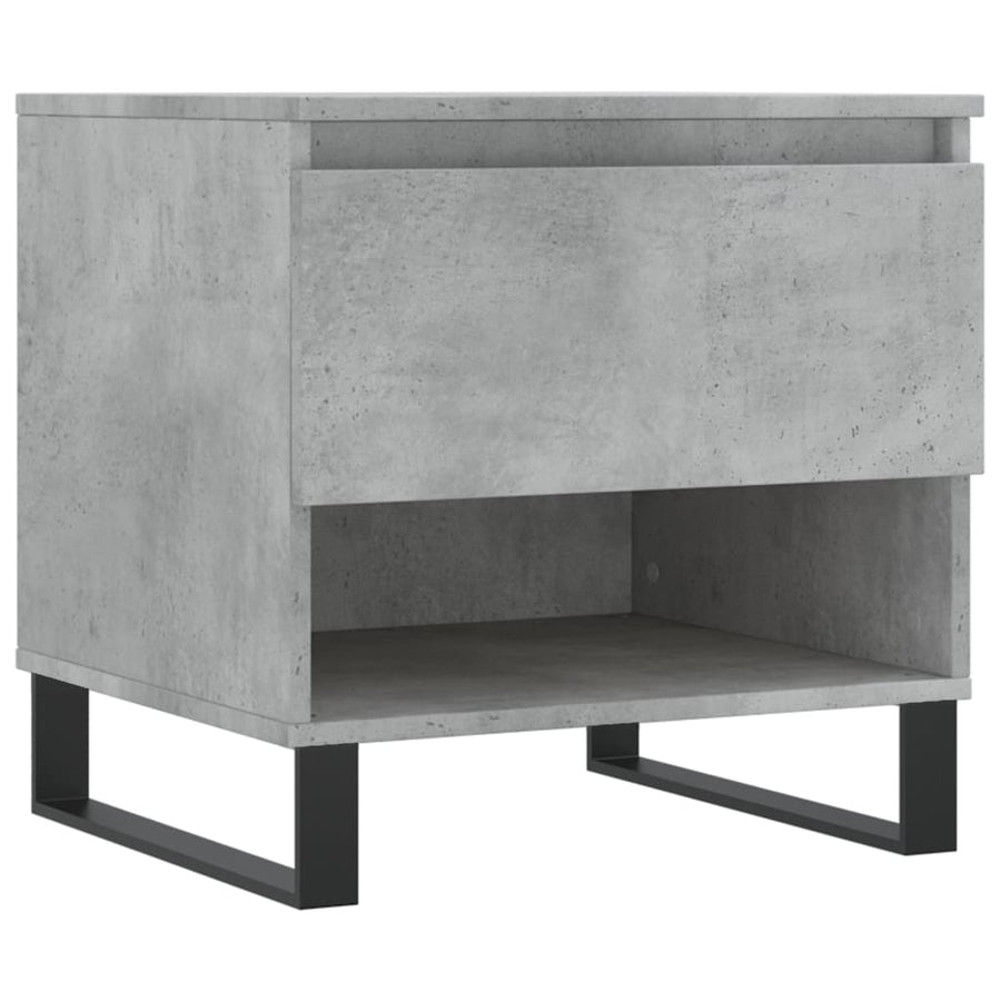 Salontafels 50X46X50 Cm Bewerkt Hout 2 Betongrijs