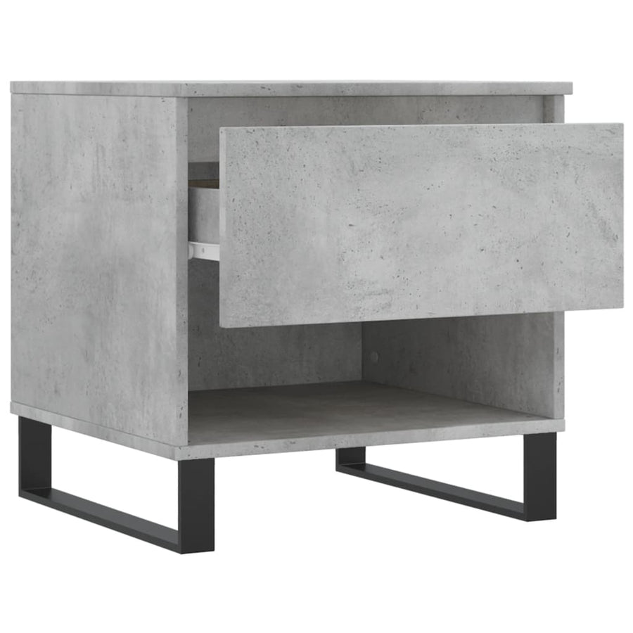Salontafels 50X46X50 Cm Bewerkt Hout 2 Betongrijs
