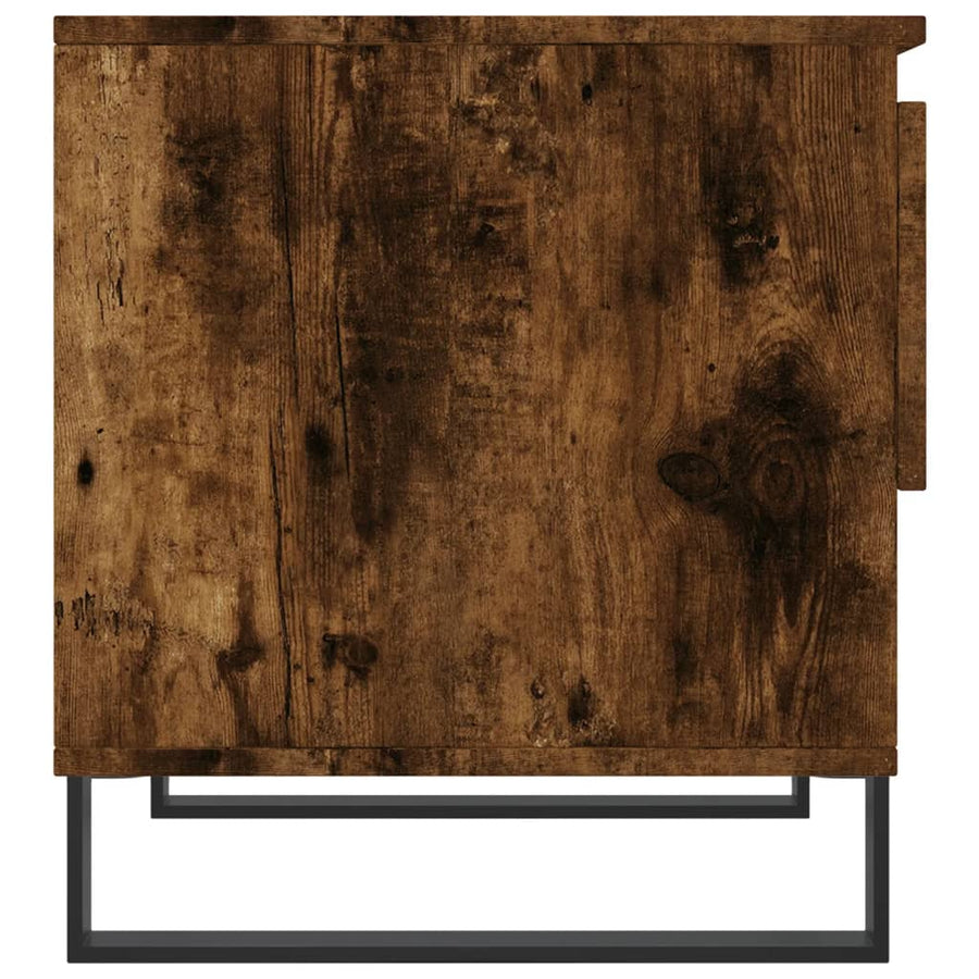 Salontafels 50X46X50 Cm Bewerkt Hout Kleurig 2 Gerookt eiken