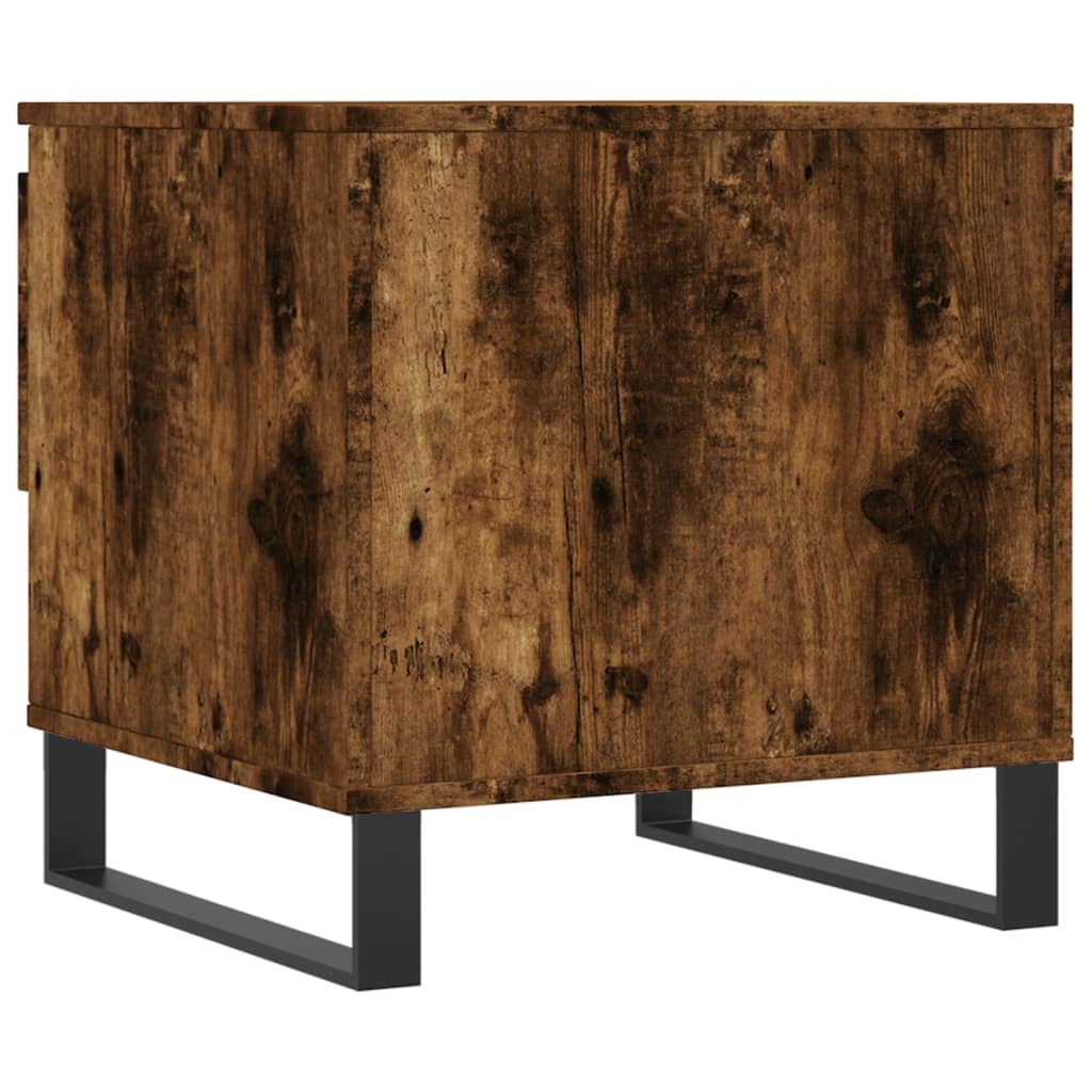 Salontafels 50X46X50 Cm Bewerkt Hout Kleurig 2 Gerookt eiken