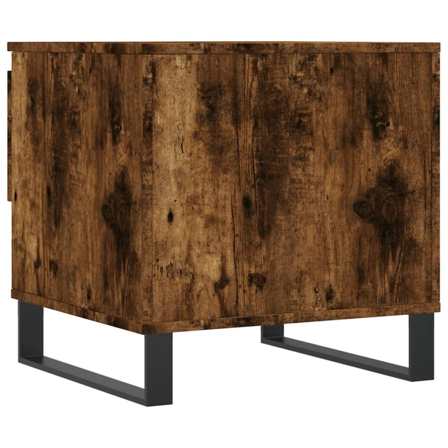 Salontafels 50X46X50 Cm Bewerkt Hout Kleurig 2 Gerookt eiken