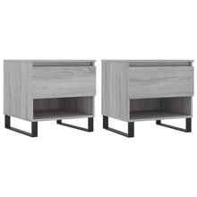 Salontafels 50X46X50 Cm Bewerkt Hout Eiken 2 Grijs sonoma
