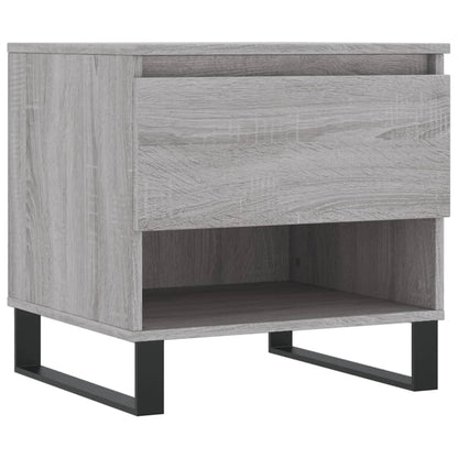Salontafels 50X46X50 Cm Bewerkt Hout Eiken 2 Grijs sonoma