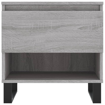 Salontafels 50X46X50 Cm Bewerkt Hout Eiken 2 Grijs sonoma