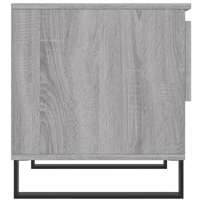 Salontafels 50X46X50 Cm Bewerkt Hout Eiken 2 Grijs sonoma