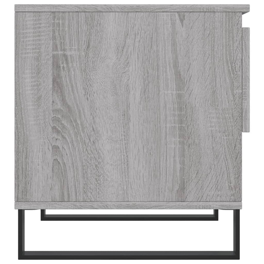 Salontafels 50X46X50 Cm Bewerkt Hout Eiken 2 Grijs sonoma
