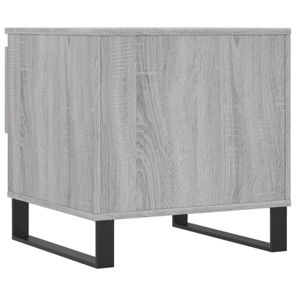 Salontafels 50X46X50 Cm Bewerkt Hout Eiken 2 Grijs sonoma