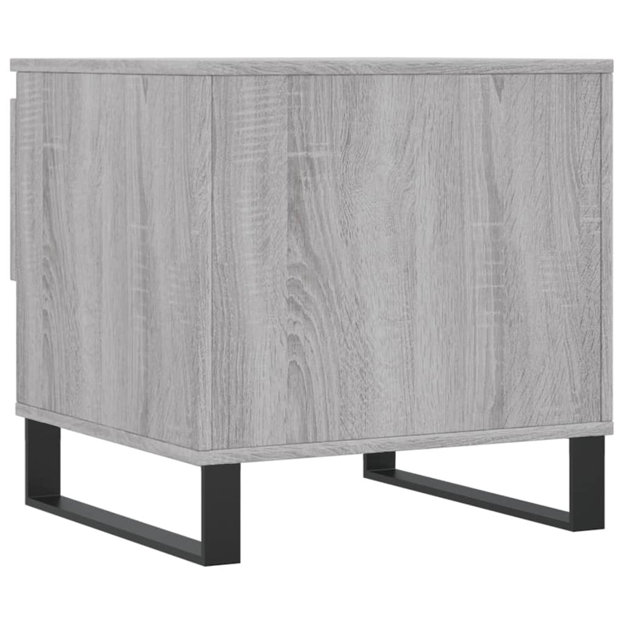 Salontafels 50X46X50 Cm Bewerkt Hout Eiken 2 Grijs sonoma