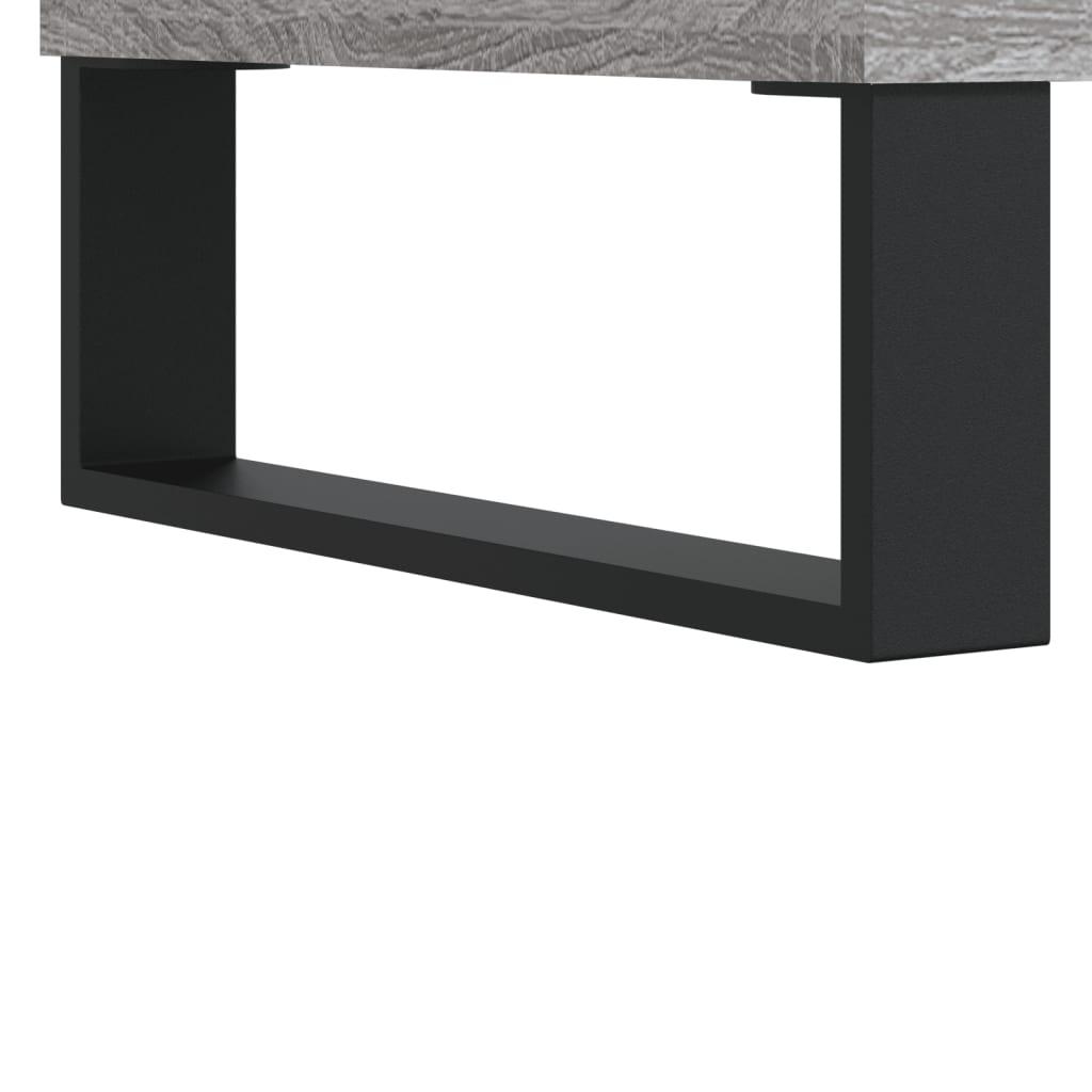 Salontafels 50X46X50 Cm Bewerkt Hout Eiken 2 Grijs sonoma