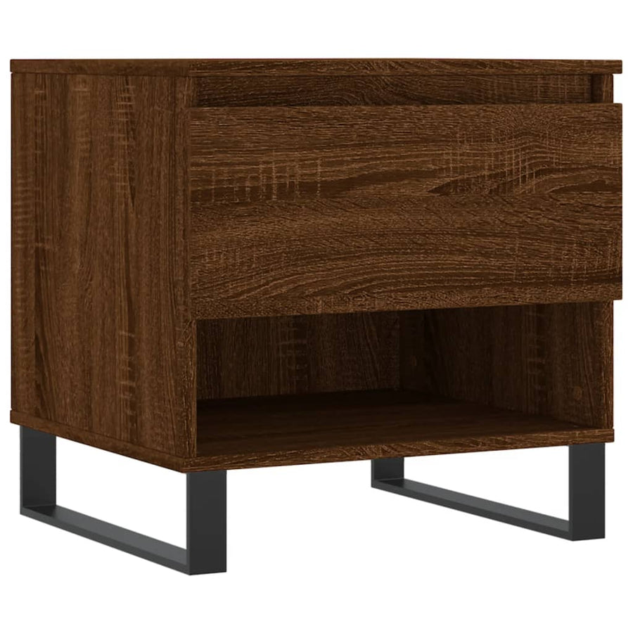 Salontafels 50X46X50 Cm Bewerkt Hout Bruin Eikenkleur 2 Bruineiken