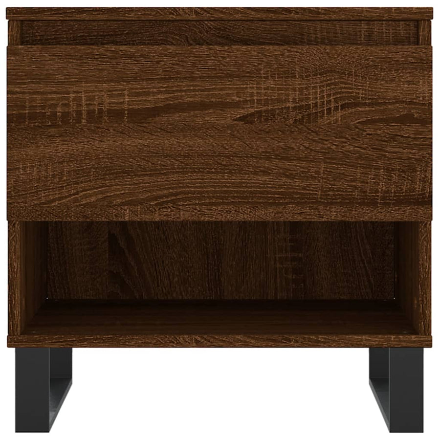 Salontafels 50X46X50 Cm Bewerkt Hout Bruin Eikenkleur 2 Bruineiken