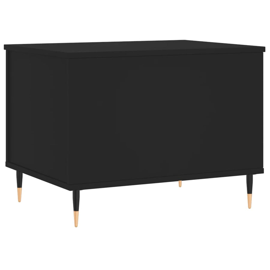 Salontafel 60X44,5X45 Cm Bewerkt Hout Zwart