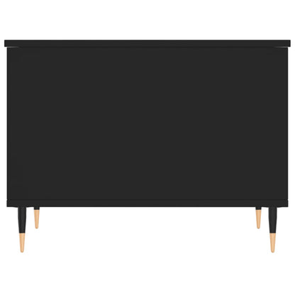 Salontafel 60X44,5X45 Cm Bewerkt Hout Zwart