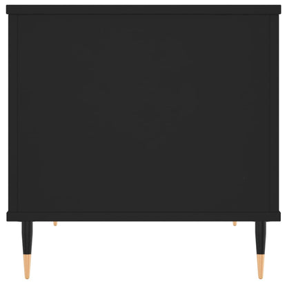 Salontafel 60X44,5X45 Cm Bewerkt Hout Zwart