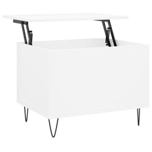 Salontafel 60X44,5X45 Cm Bewerkt Hout Wit