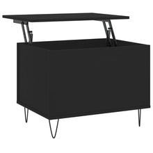 Salontafel 60X44,5X45 Cm Bewerkt Hout Zwart