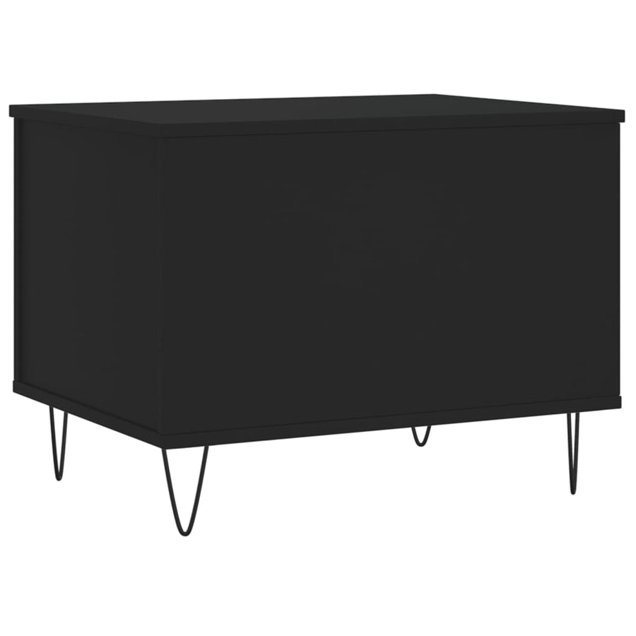 Salontafel 60X44,5X45 Cm Bewerkt Hout Zwart