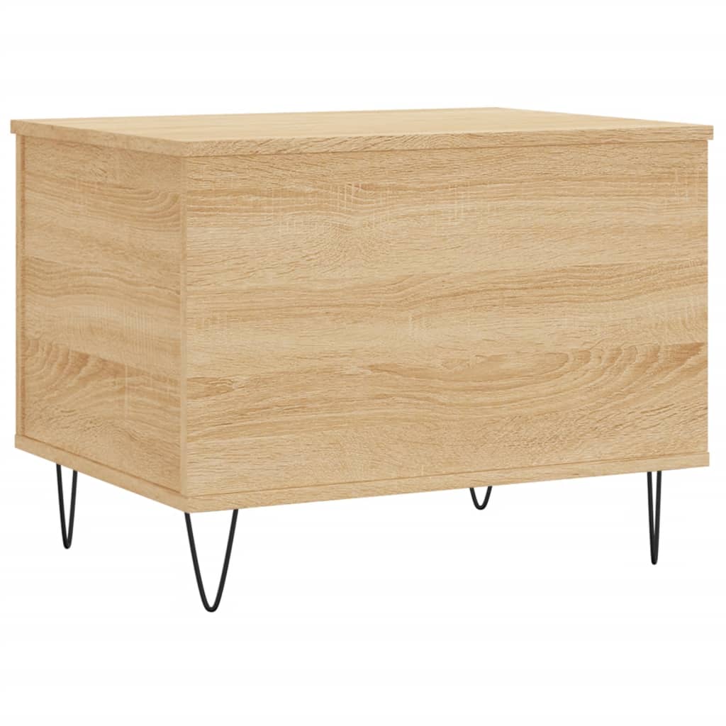 Salontafel 60x44,5x45 cm bewerkt hout sonoma eikenkleurig