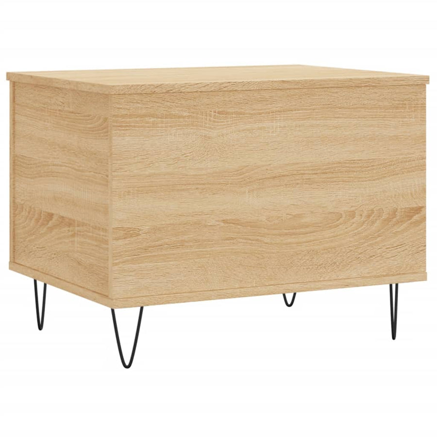 Salontafel 60x44,5x45 cm bewerkt hout sonoma eikenkleurig