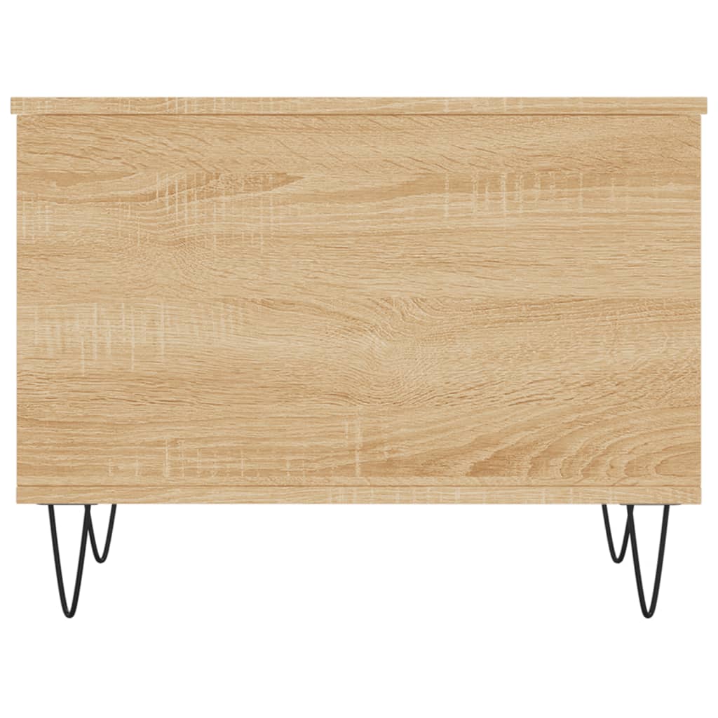 Salontafel 60x44,5x45 cm bewerkt hout sonoma eikenkleurig