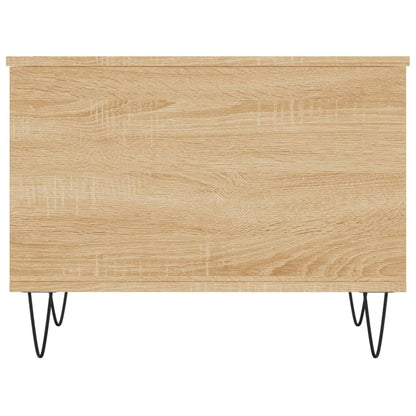 Salontafel 60x44,5x45 cm bewerkt hout sonoma eikenkleurig