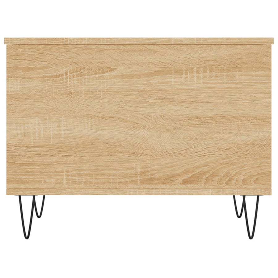 Salontafel 60x44,5x45 cm bewerkt hout sonoma eikenkleurig