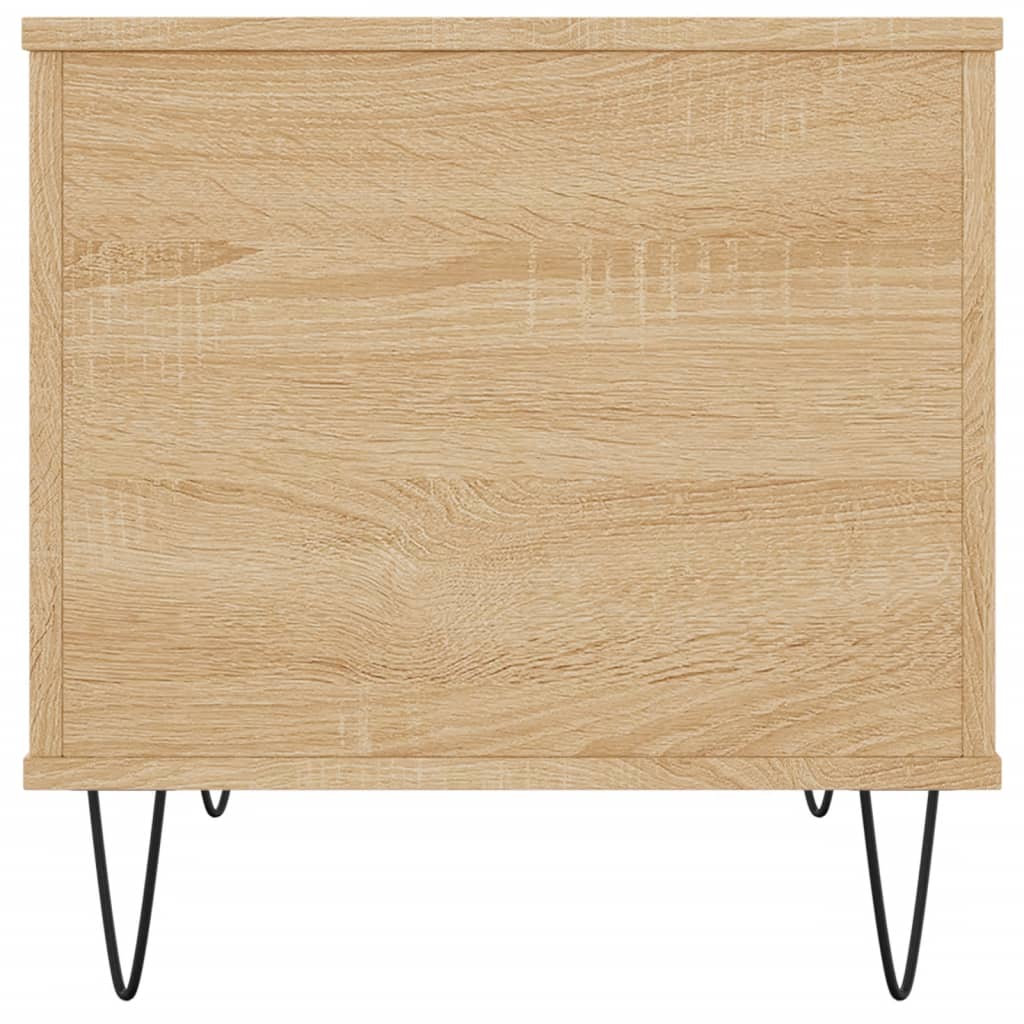 Salontafel 60x44,5x45 cm bewerkt hout sonoma eikenkleurig