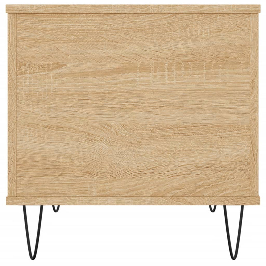 Salontafel 60x44,5x45 cm bewerkt hout sonoma eikenkleurig
