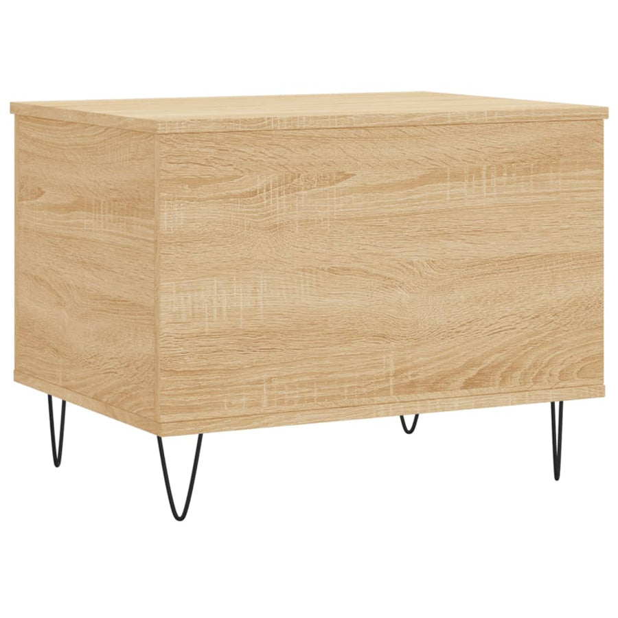 Salontafel 60x44,5x45 cm bewerkt hout sonoma eikenkleurig