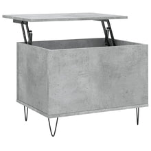 Salontafel 60X44,5X45 Cm Bewerkt Hout Betongrijs