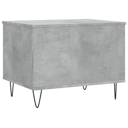 Salontafel 60X44,5X45 Cm Bewerkt Hout Betongrijs
