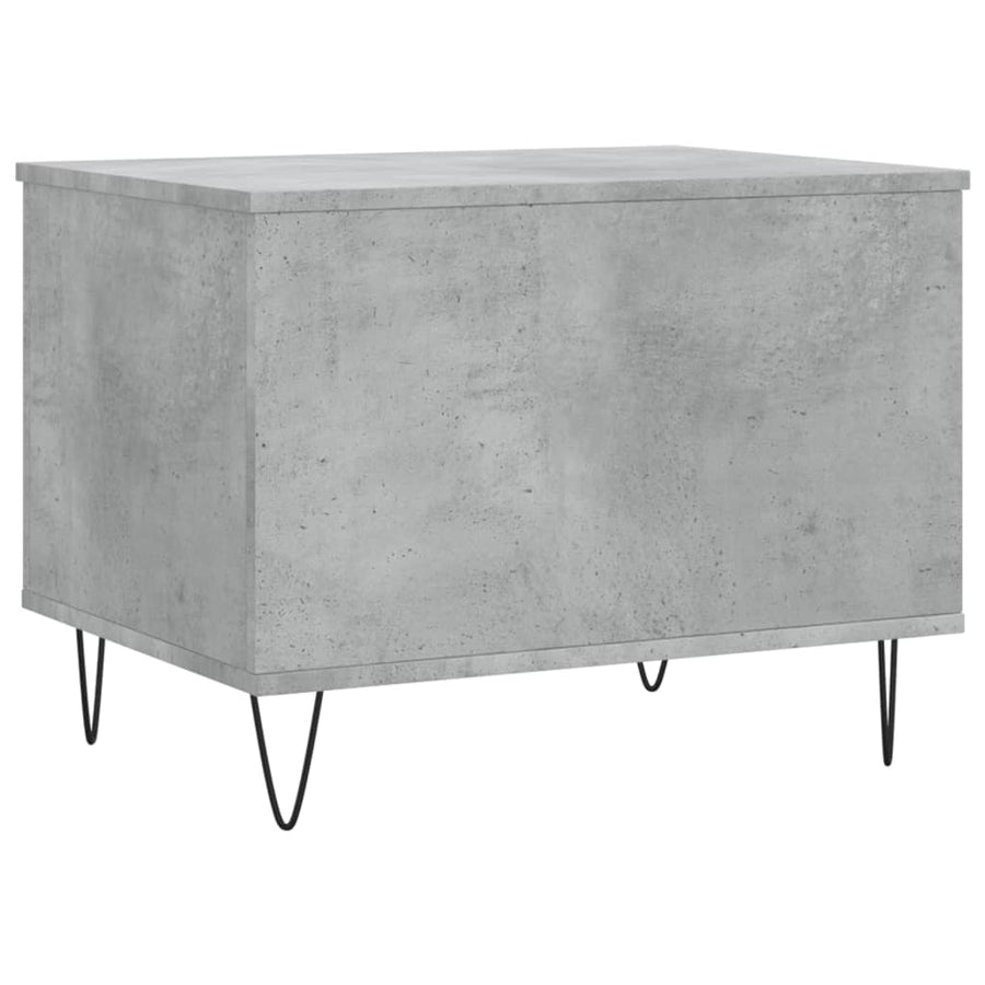 Salontafel 60X44,5X45 Cm Bewerkt Hout Betongrijs