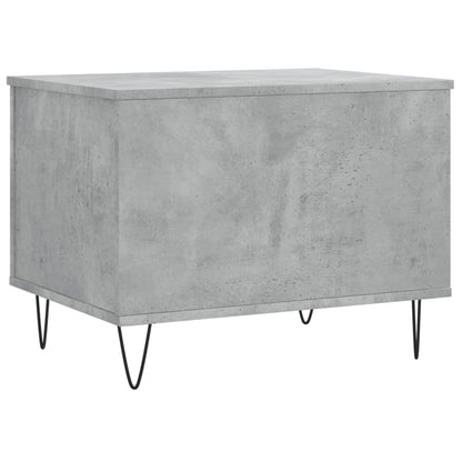Salontafel 60X44,5X45 Cm Bewerkt Hout Betongrijs