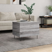 Salontafel 60x44,5x45 cm bewerkt hout grijs