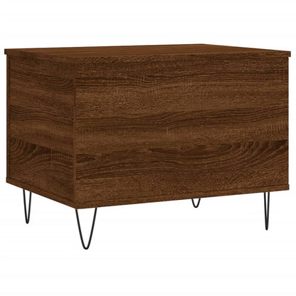 Salontafel 60X44,5X45 Cm Bewerkt Hout Bruin Eikenkleur Bruineiken