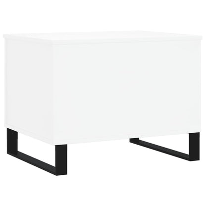 Salontafel 60X44,5X45 Cm Bewerkt Hout Wit