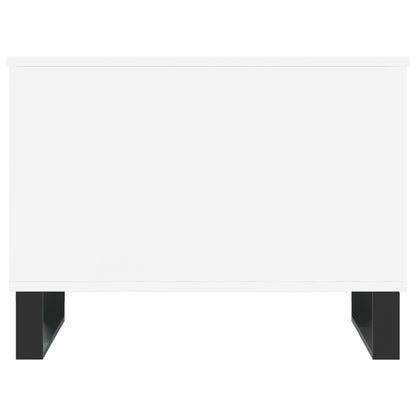 Salontafel 60X44,5X45 Cm Bewerkt Hout Wit