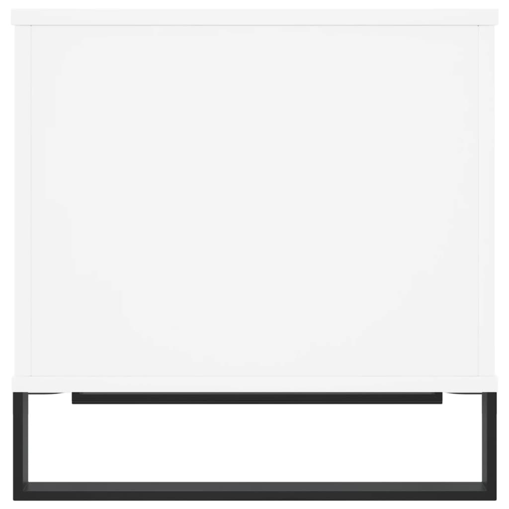Salontafel 60X44,5X45 Cm Bewerkt Hout Wit